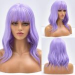 Purple Curly Hair